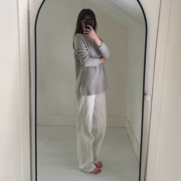 Gap Stitchy Oversized Pullover Sweater in Light Heather Grey - Picture 4 of 8